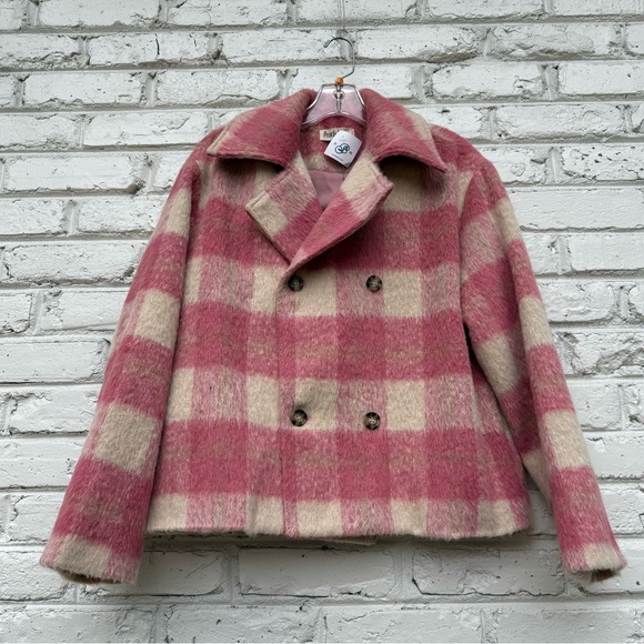Women’s Peach Love California Wool Blend Pink Coat - New with Tag. Medium - Picture 3 of 15